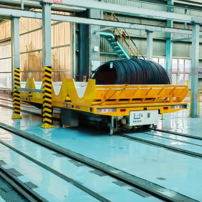 10 tons v-puab bracket rgv automated Rail rho tawm tsheb thauj khoom laub